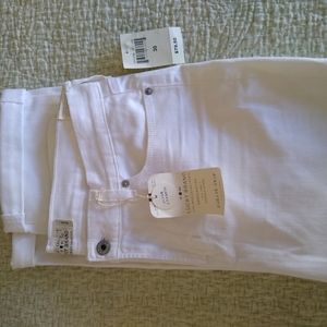 Lucky Brand Mollie Crop Jeans White
